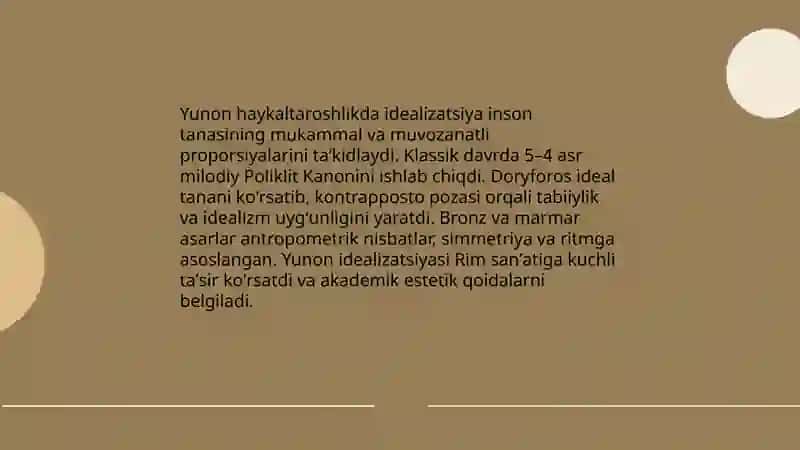 Antik davri madaniyati va sanʼati 3
