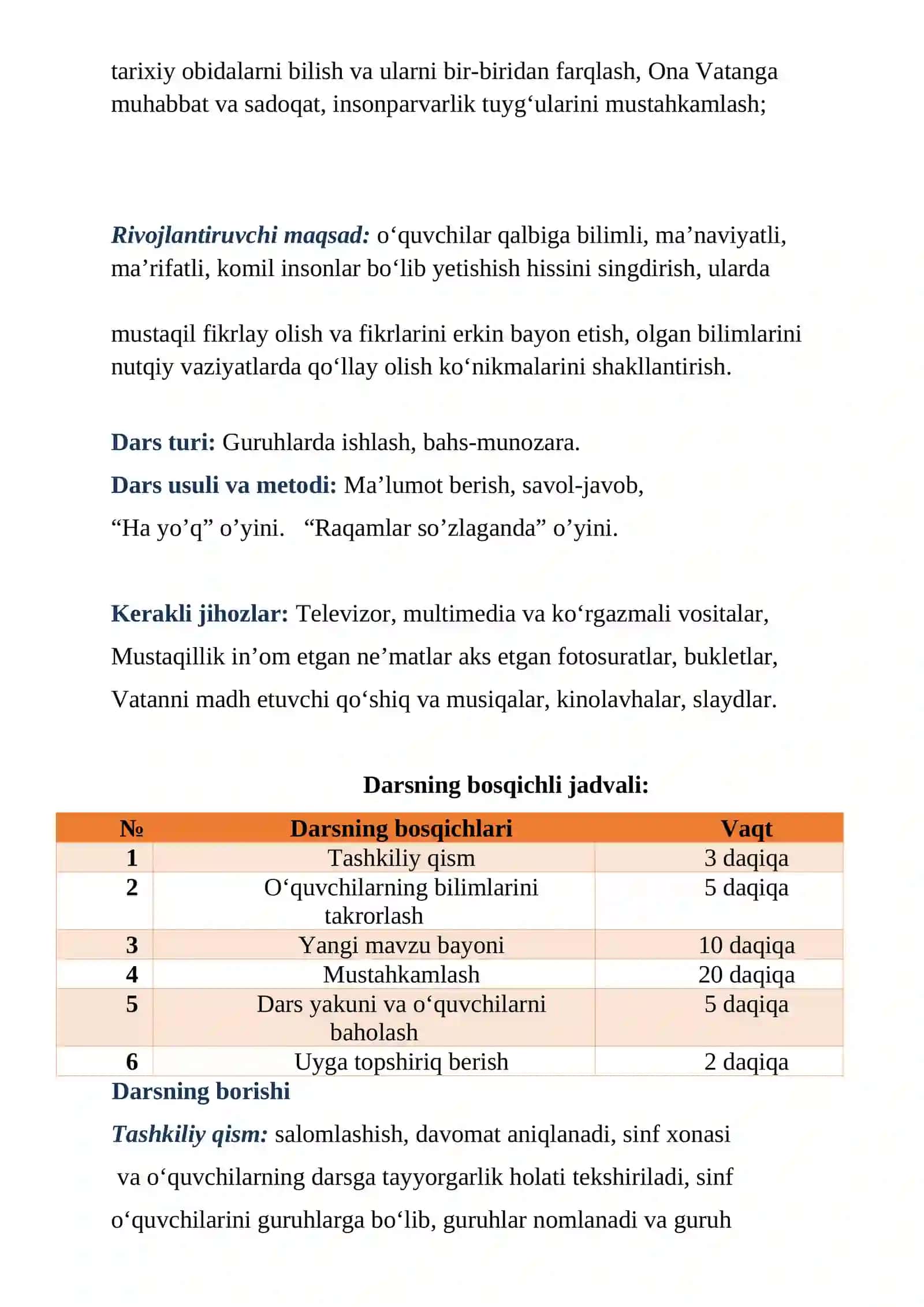 Mustaqillik darsi 3
