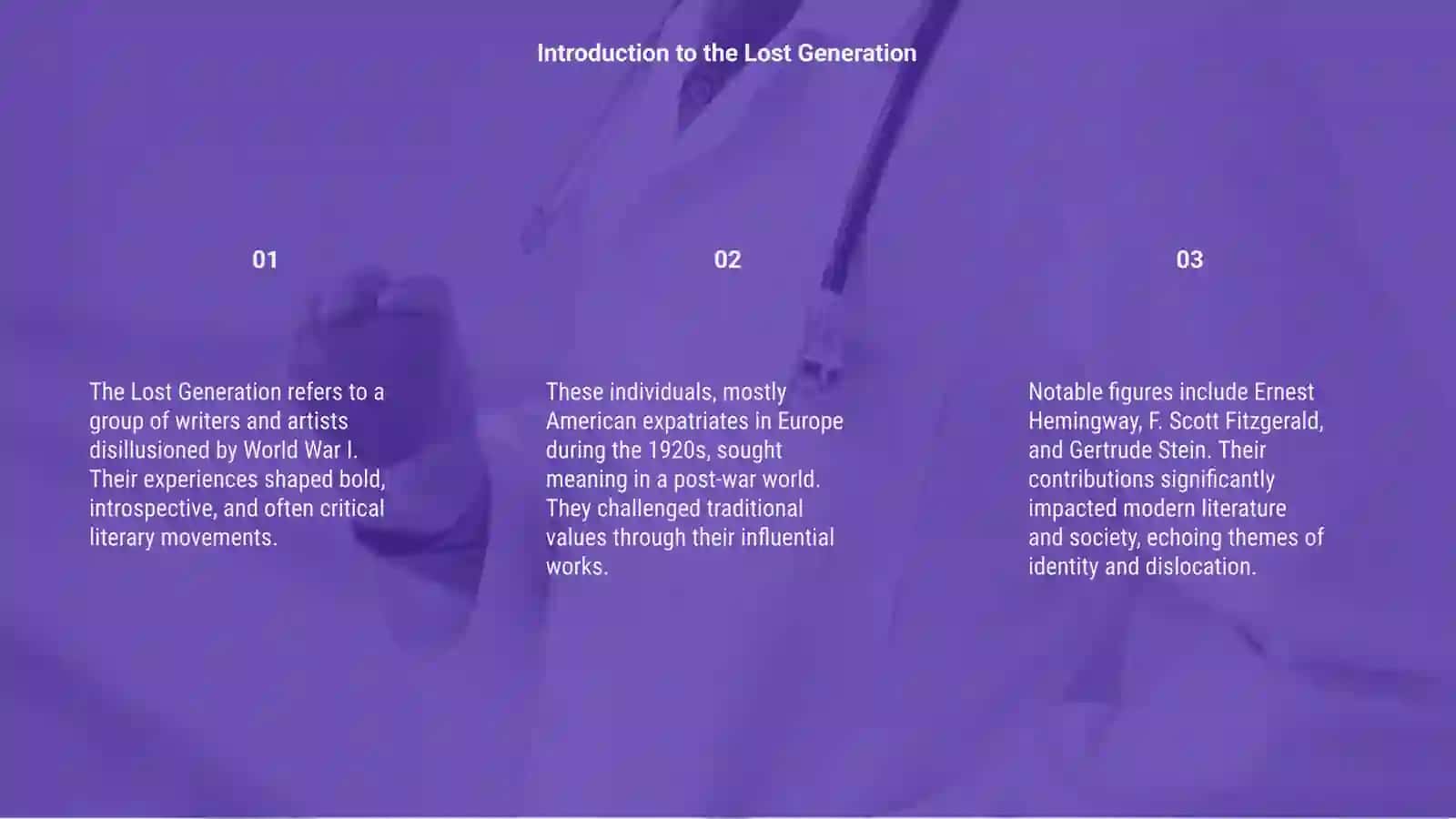 Lost generation 3