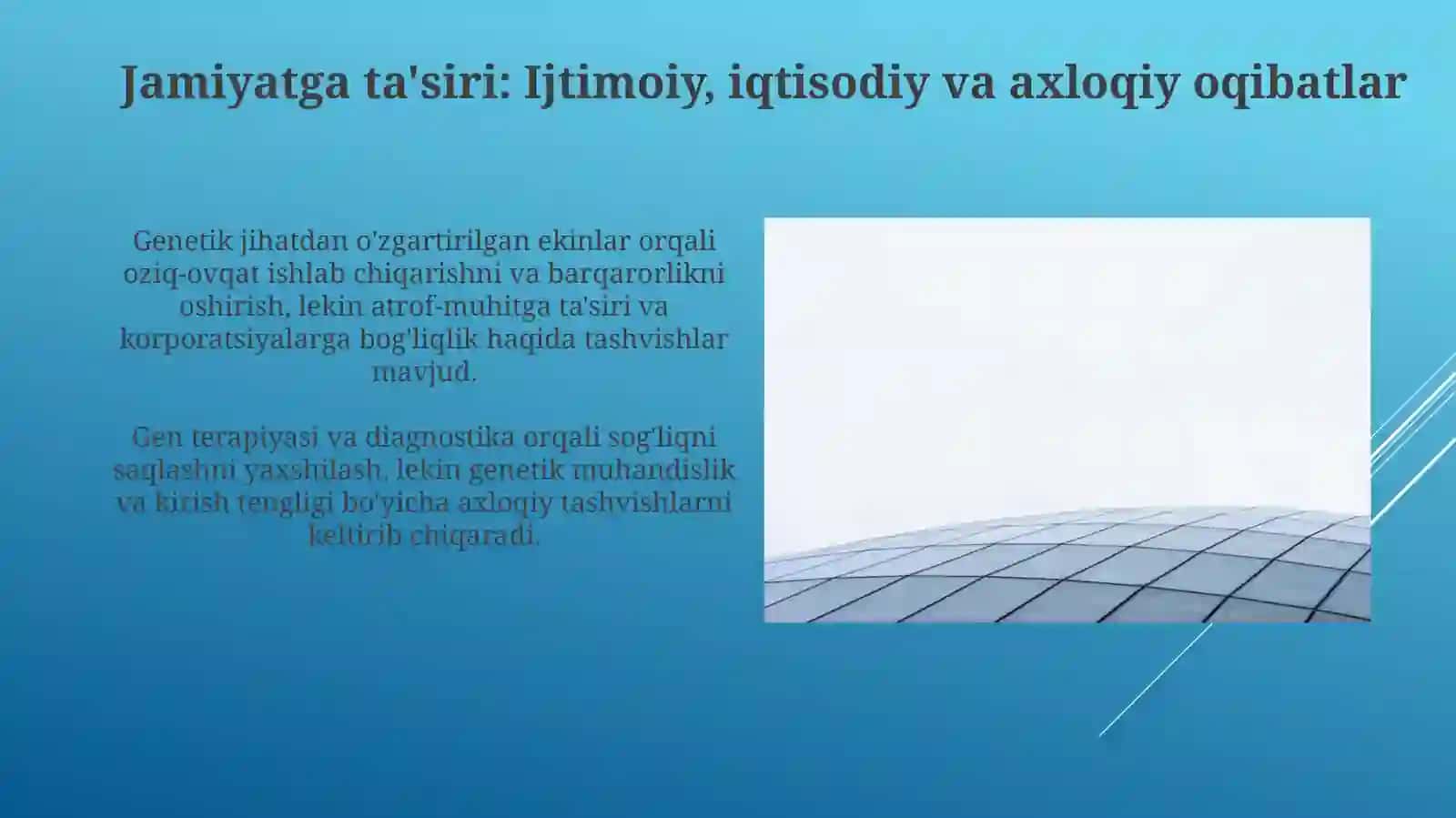 Zamonaviy biotexnologiya yutuqlari va muammolari 3