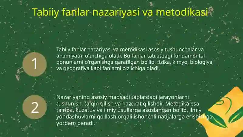 Tabiiy fanlar nazariyasi va metodikasi 3