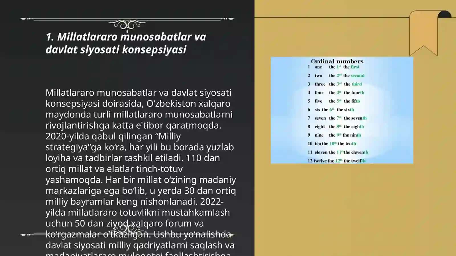 Millatlararo munosabatlar tartibga solishda O‘zbekiston Respublikasi davlat siyosati konsepsiyasining ahamiyati 3