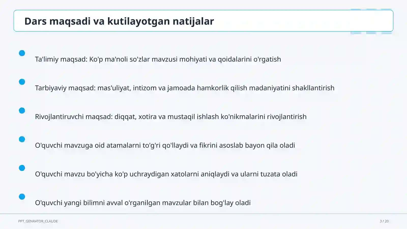 Ko'p ma'noli so'zlar (5-sinf) 3