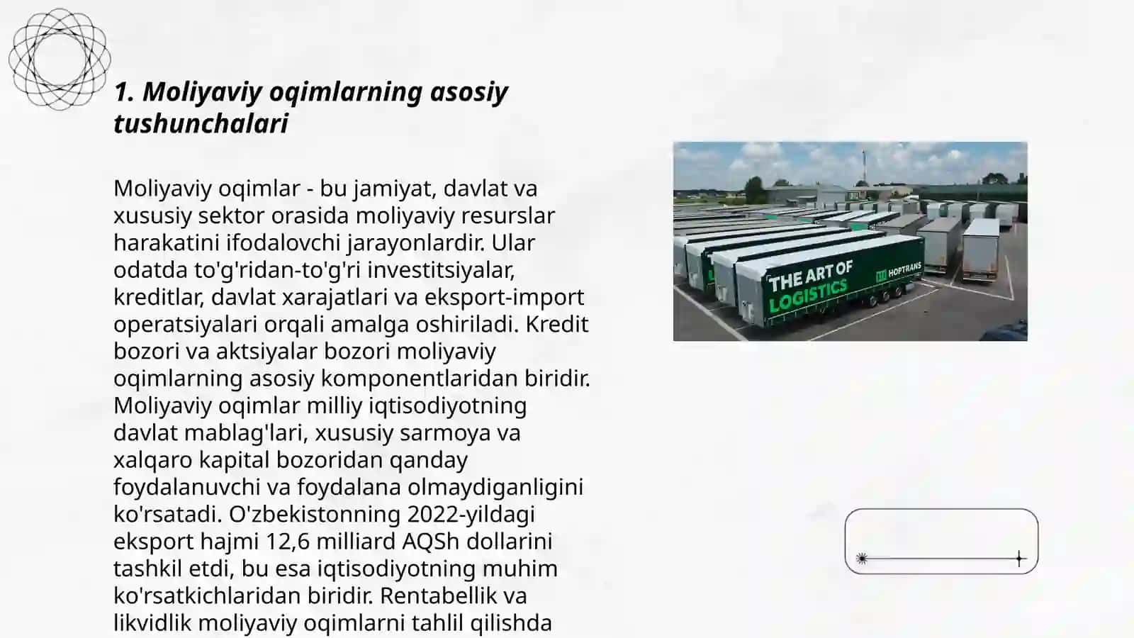 Moliyaviy oqimlar 3