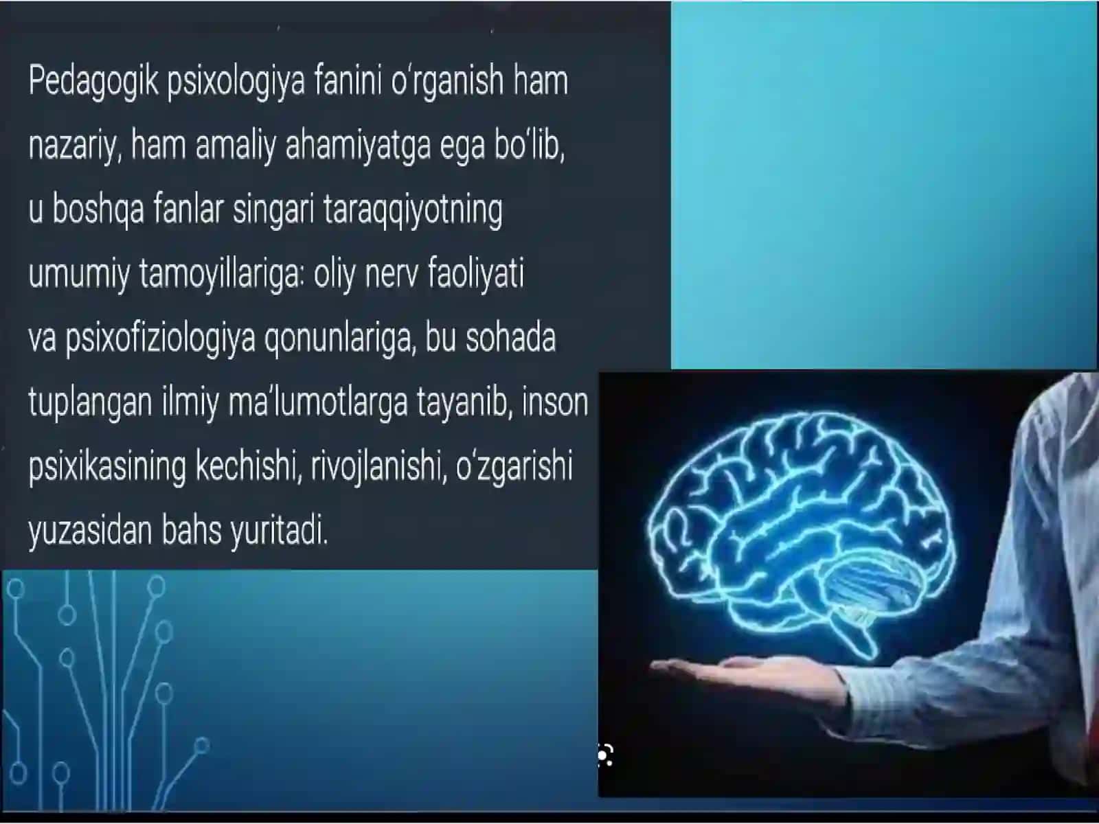 TAQDIMOTI: PEDAGOGIK PSIXOLOGIYA 3