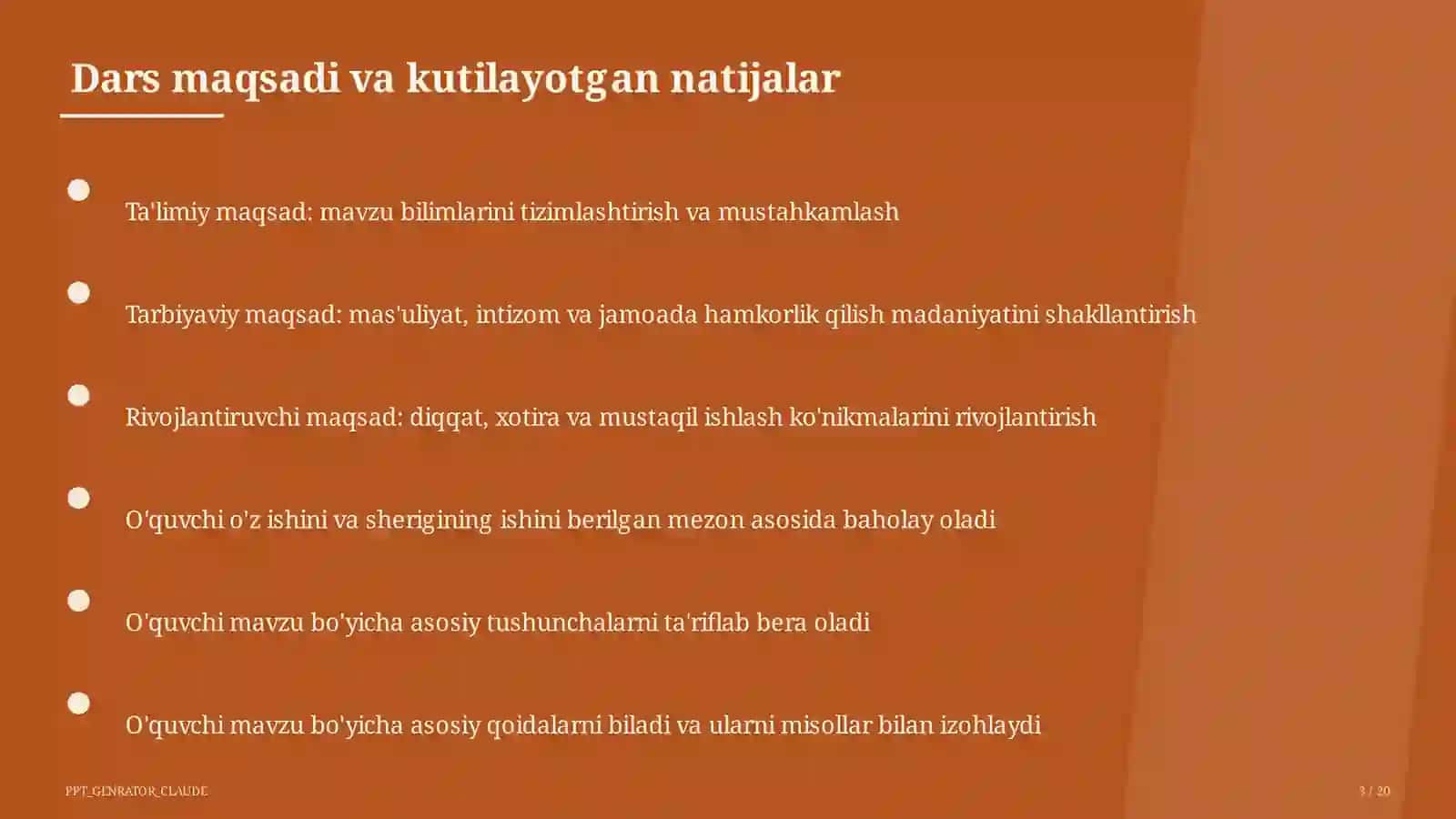 Fizika (6–11) — mustaqil o'rganish uchun 3