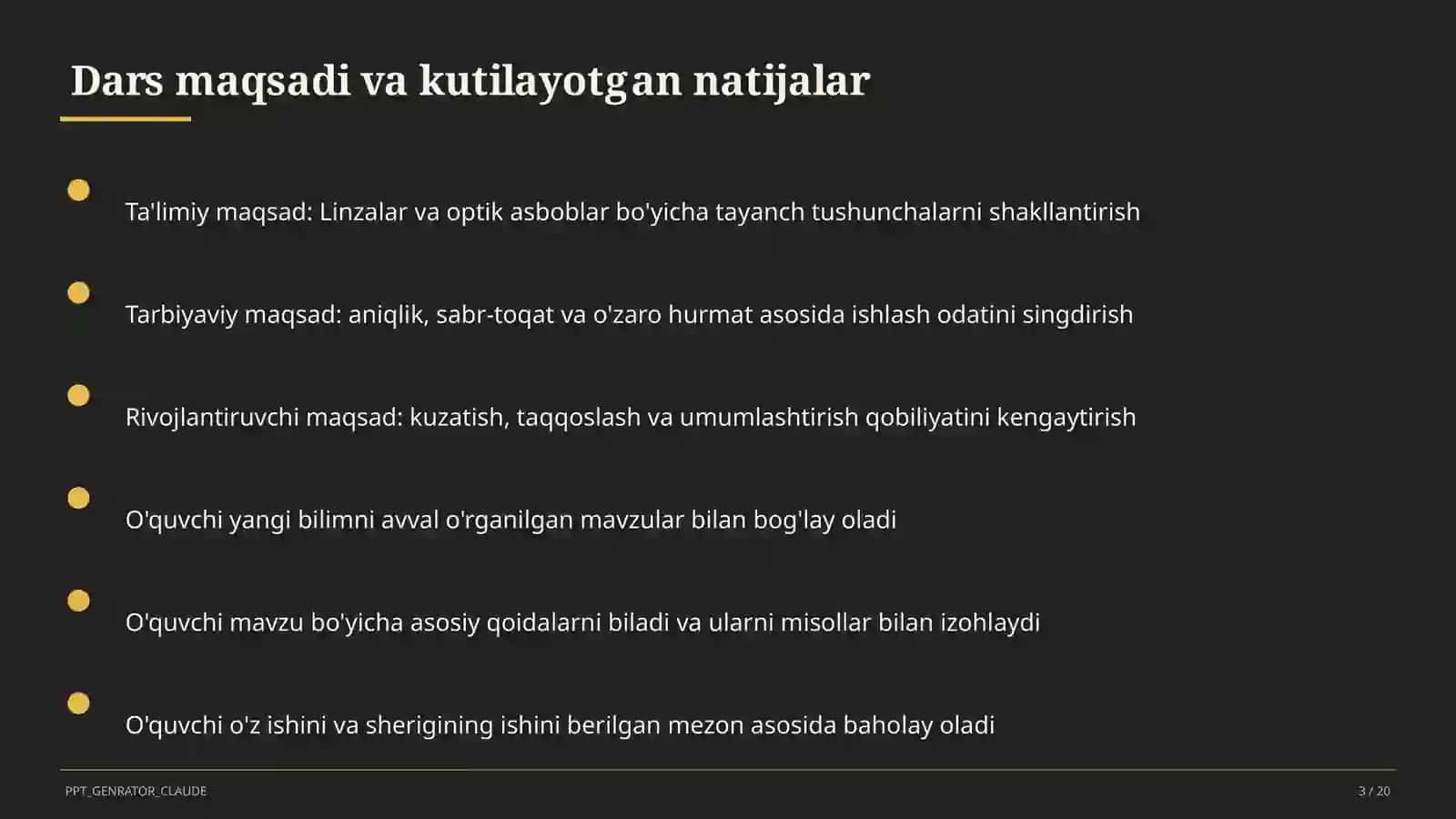 Linzalar va optik asboblar (11-sinf) 3