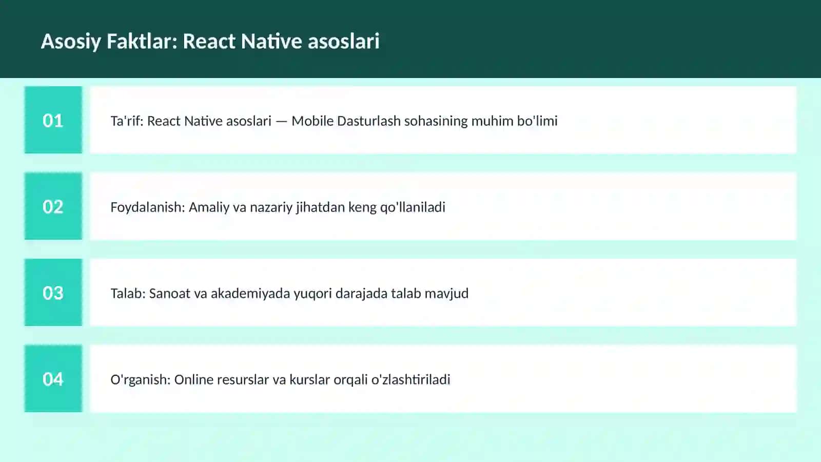 React Native asoslari 3