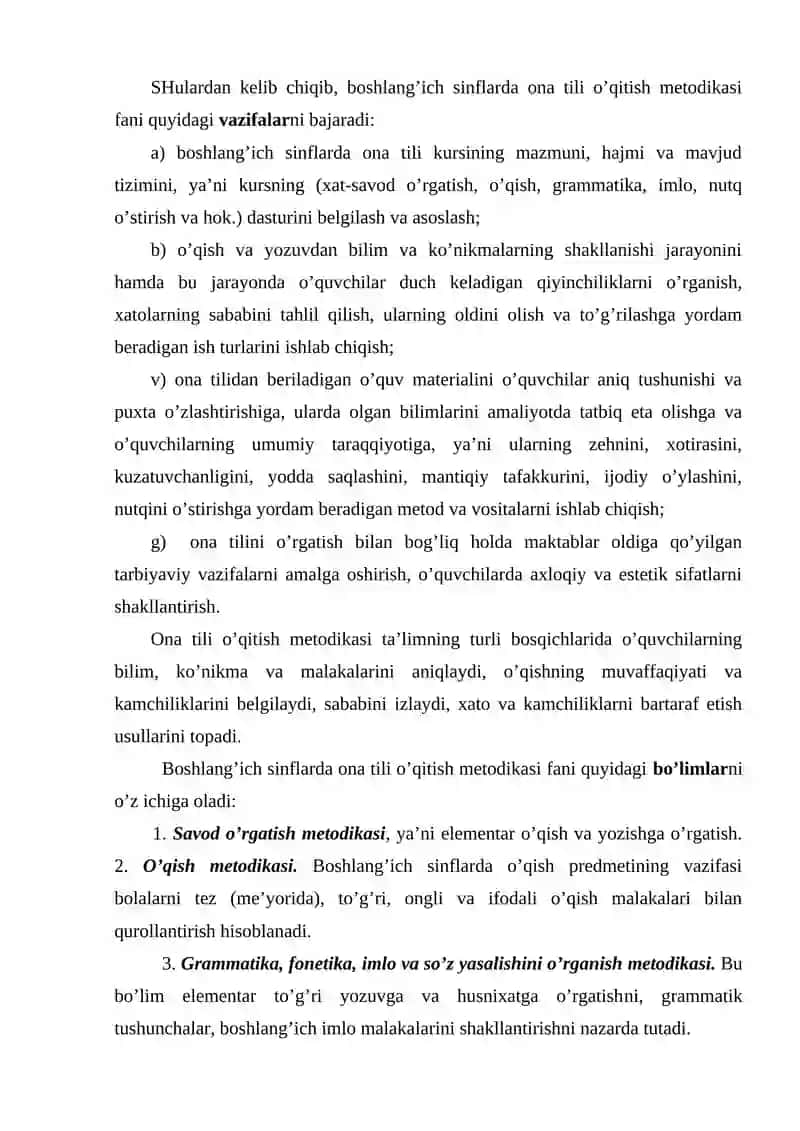 SO'Z TARKIBINI PEDAGOGIK TEXNOLOGIYALARNI O'RGANISHDA QO'LLASH 3
