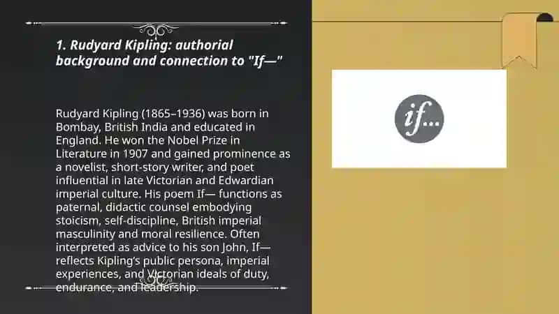 "If" poem 3