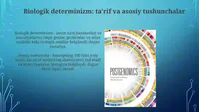 Biologik determinizm 3