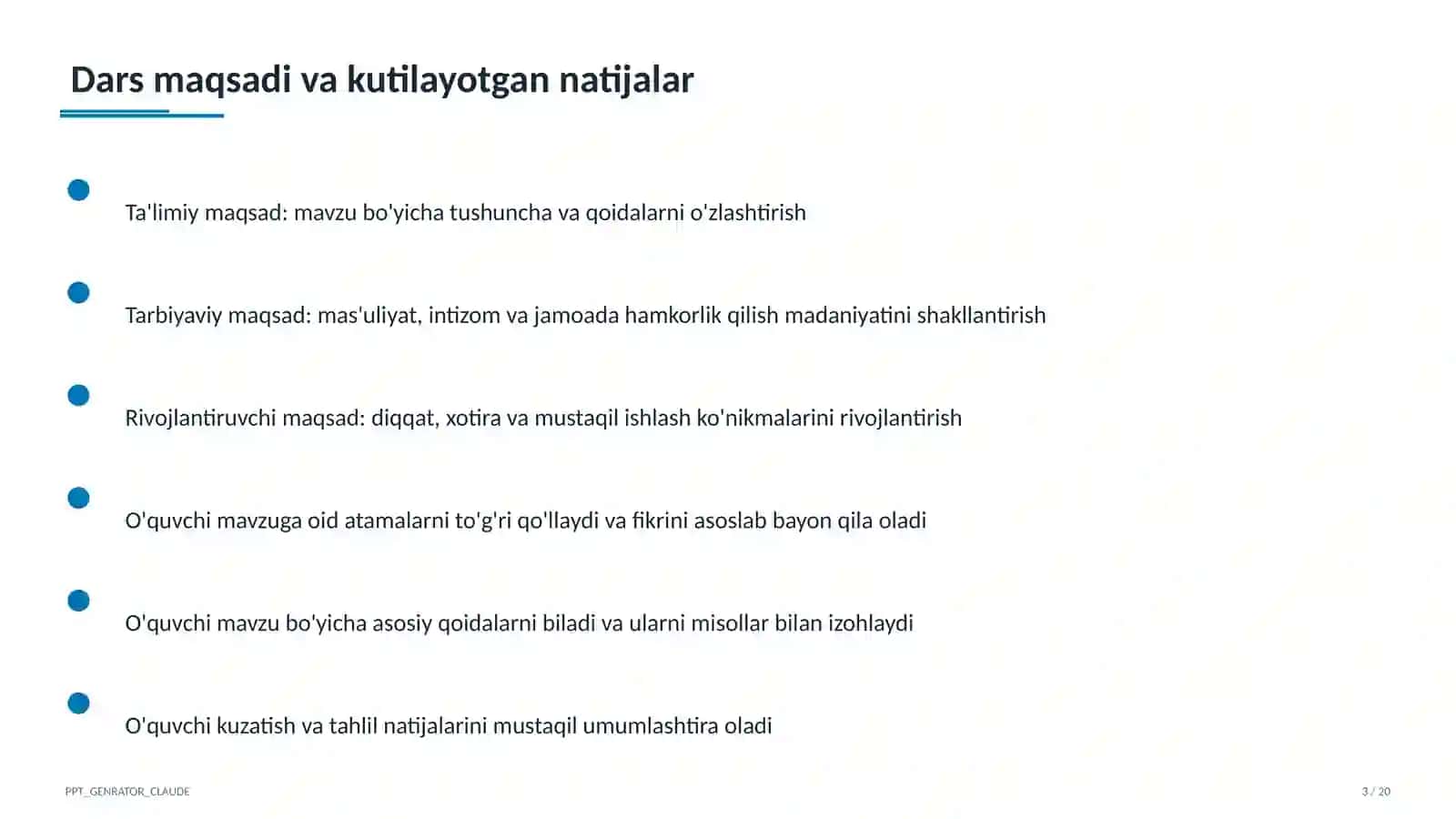 Mexanik harakat: yo'l, tezlik, vaqt (6-sinf) 3