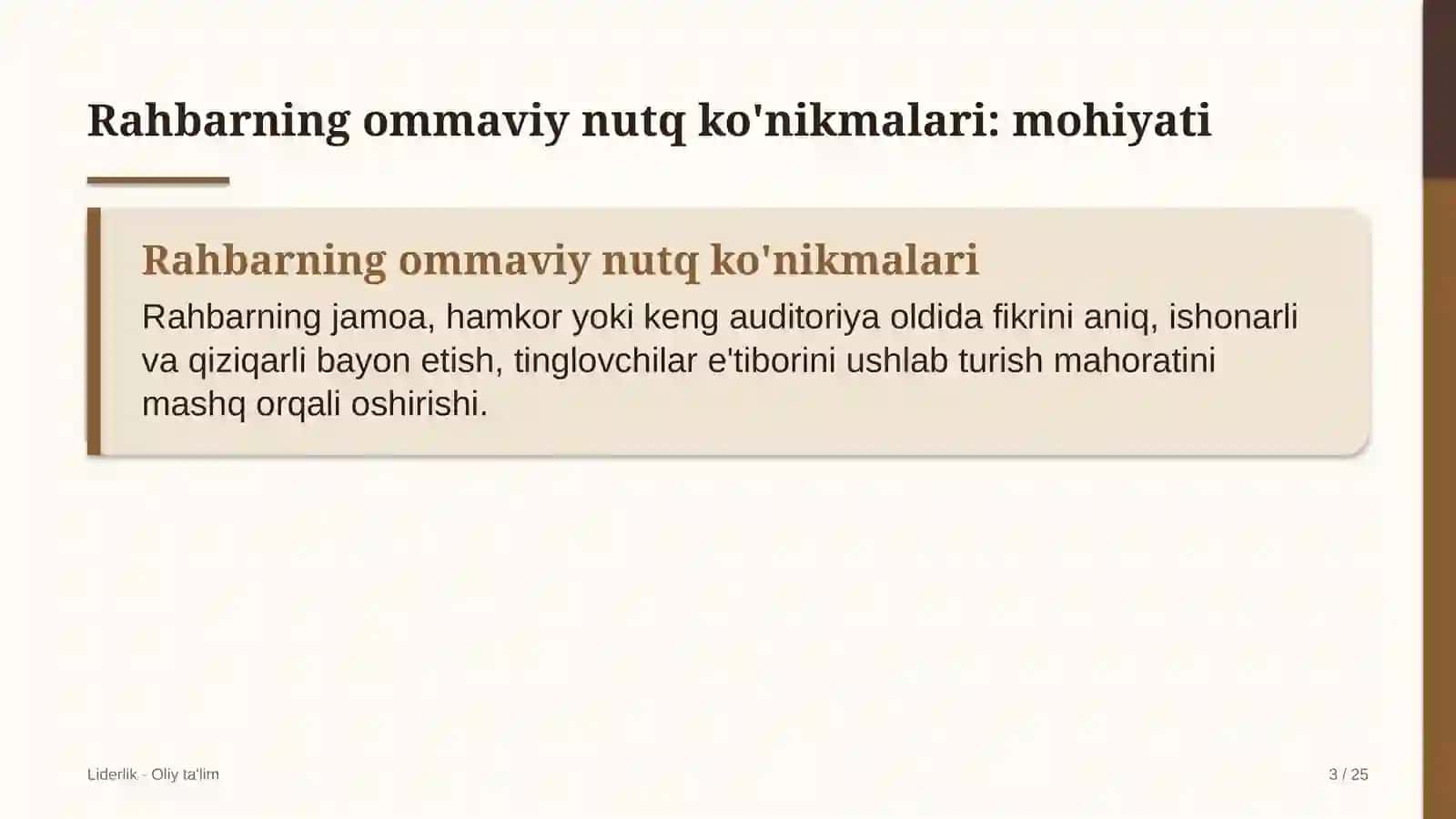 Kriptoaktivlar bozorida rahbarning ommaviy nutq ko'nikmalarini rivojlantirish 3