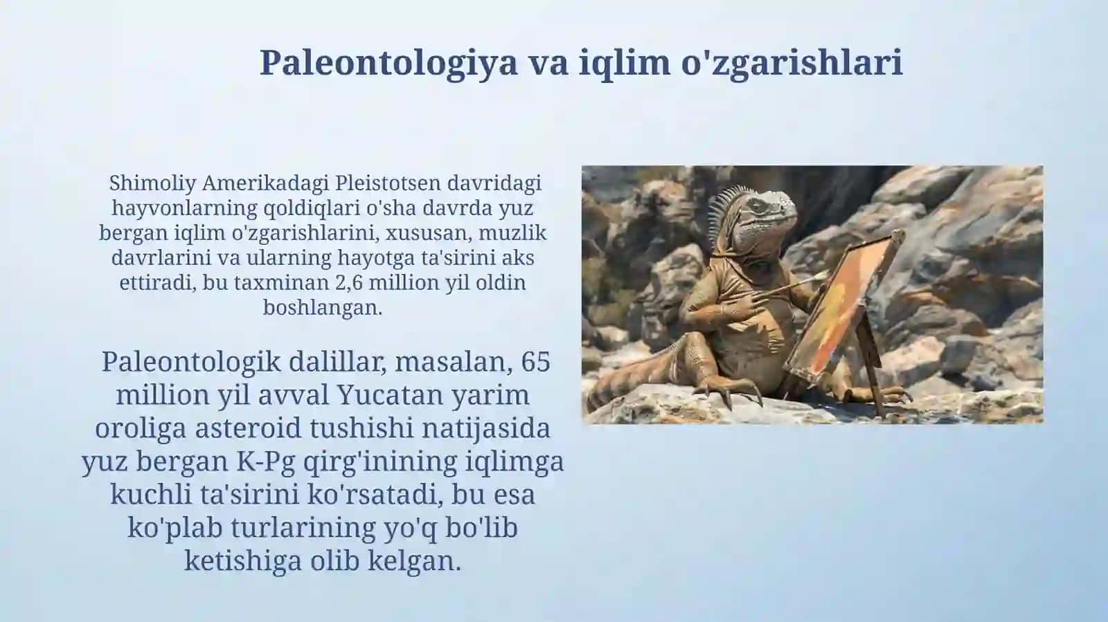 Paleontologiyaning asosiy vazifalari 3