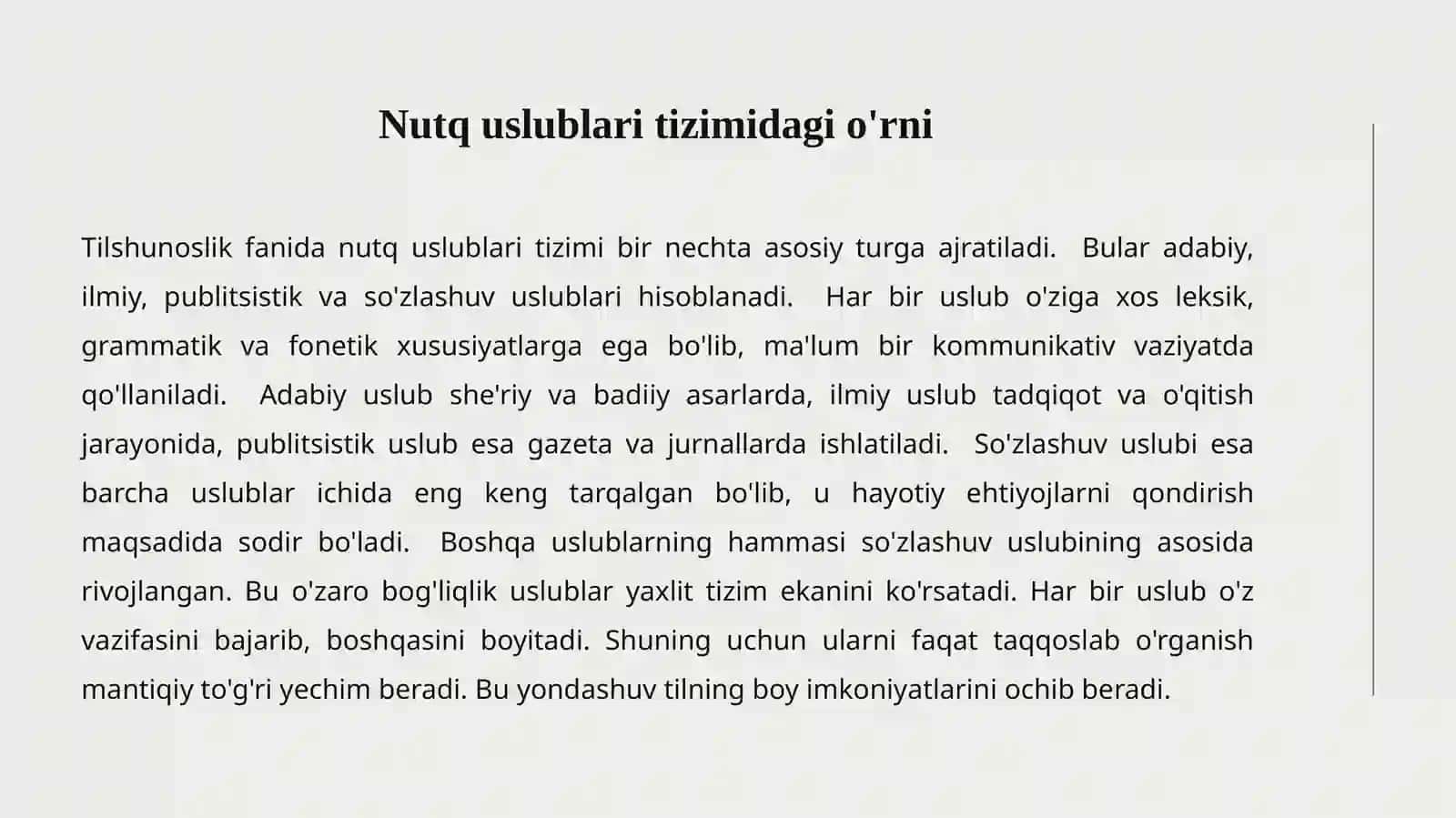 SO'ZLASHUV NUTQ USLUBI 3