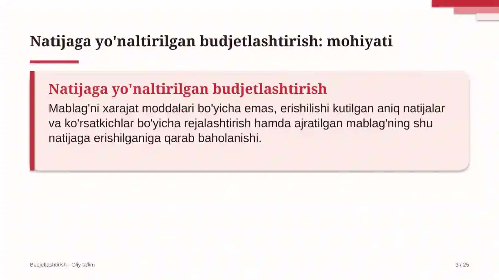 Distribyutorlik kompaniyalarida natijaga yo'naltirilgan budjetlashtirish 3