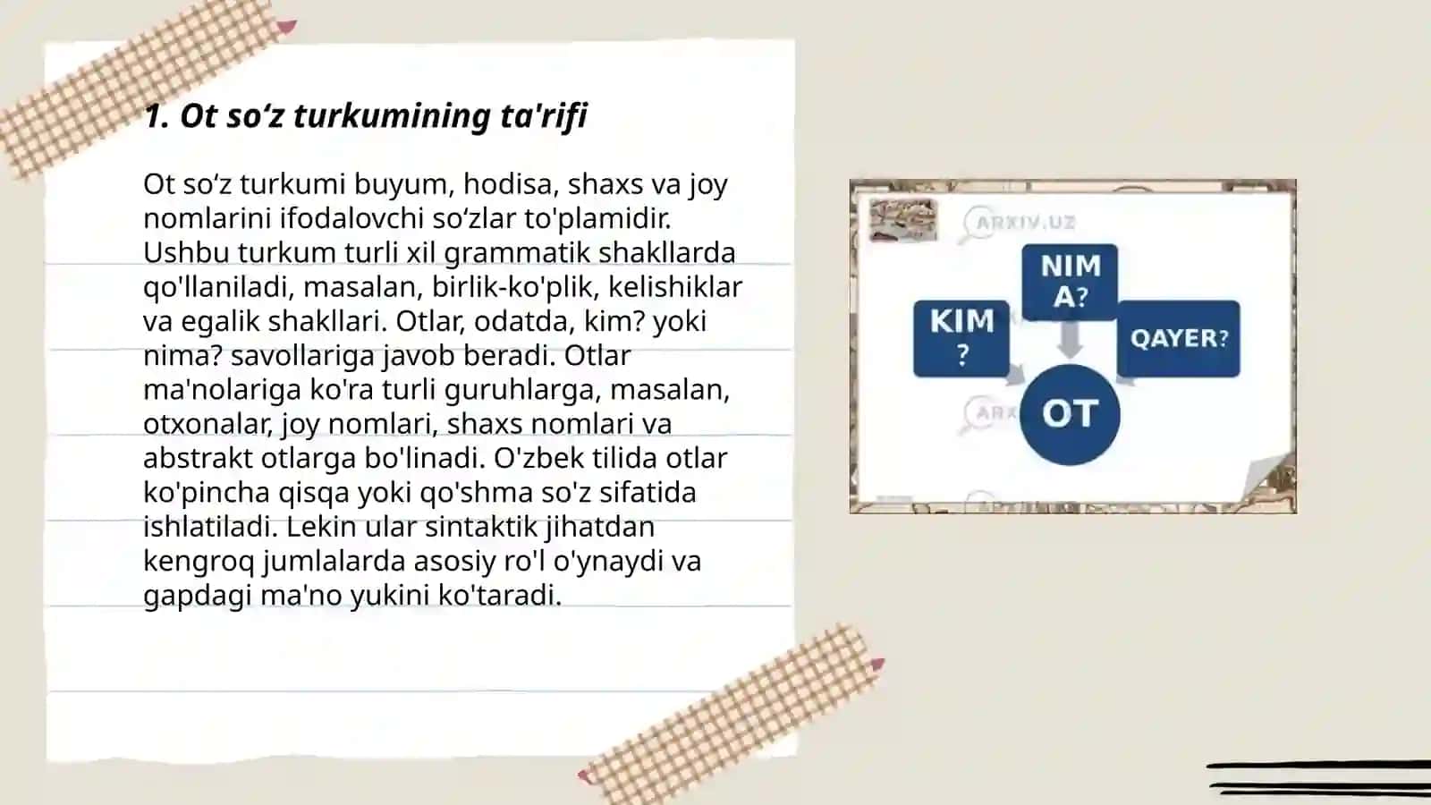 Ot so'z turkumi 3