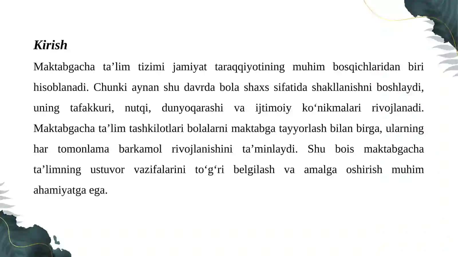 Maktabgachata’limningustuvorvazifalari 3