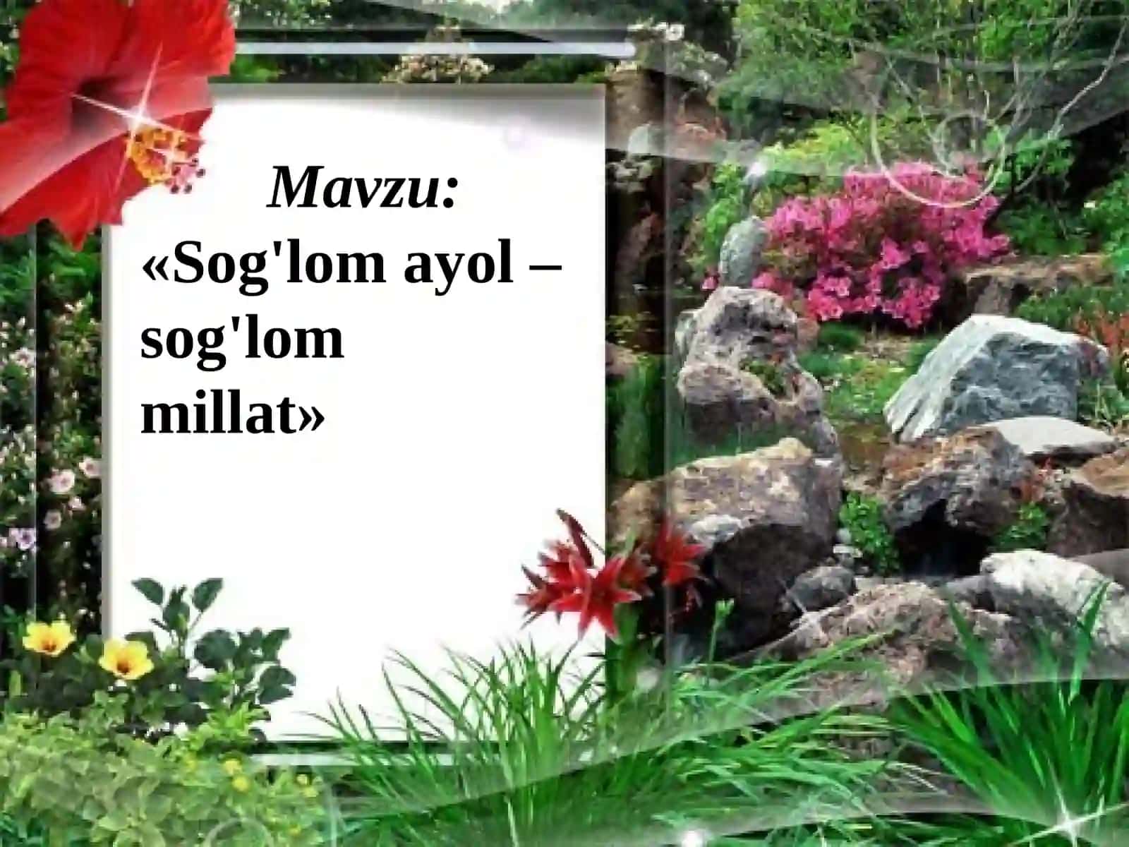 Bo'lajak onalar to'garagi yillik hisoboti 3