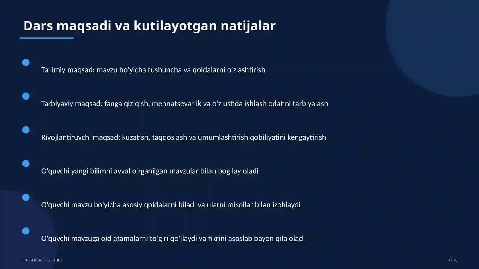 Ochiq ta'lim resurslari (OER) dan foydalanish 3