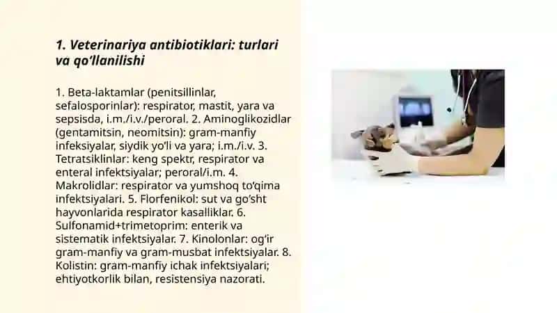 Veterinariya antibiotiklari 3