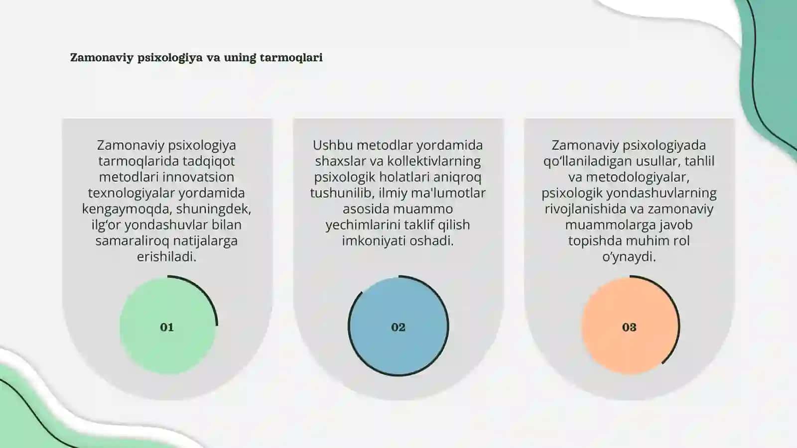 Zamonaviy psixologiya tarmoqlarida tadqiqot metodlarining qoʻllanishi 3