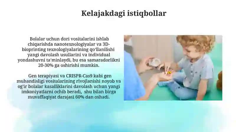 Bolalar Amaliyoti Uchun Dori-darmonlarni Yaratuvchi Omillar 3