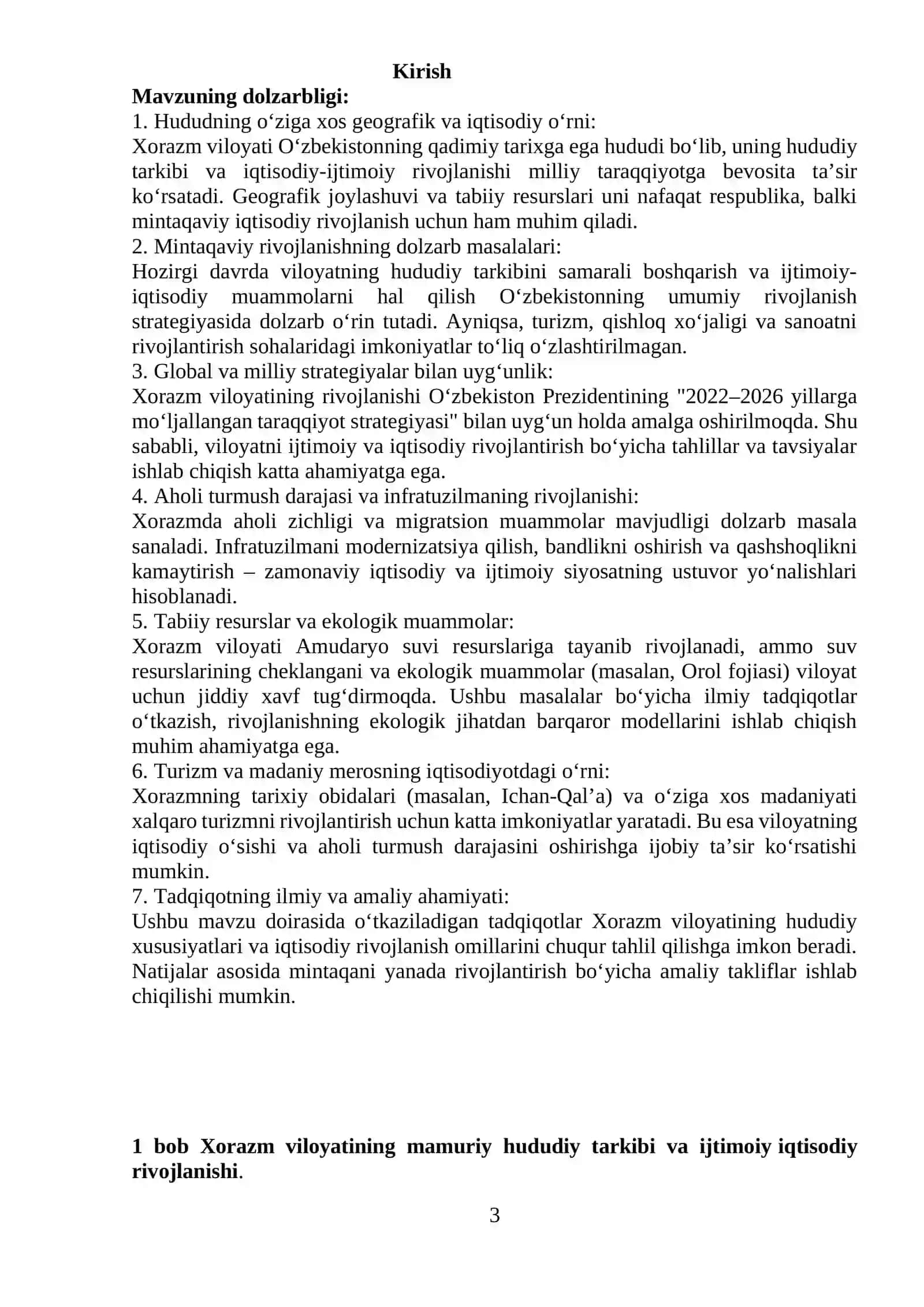 MINTAQAVIY IQTISODIYOT KURSI 3