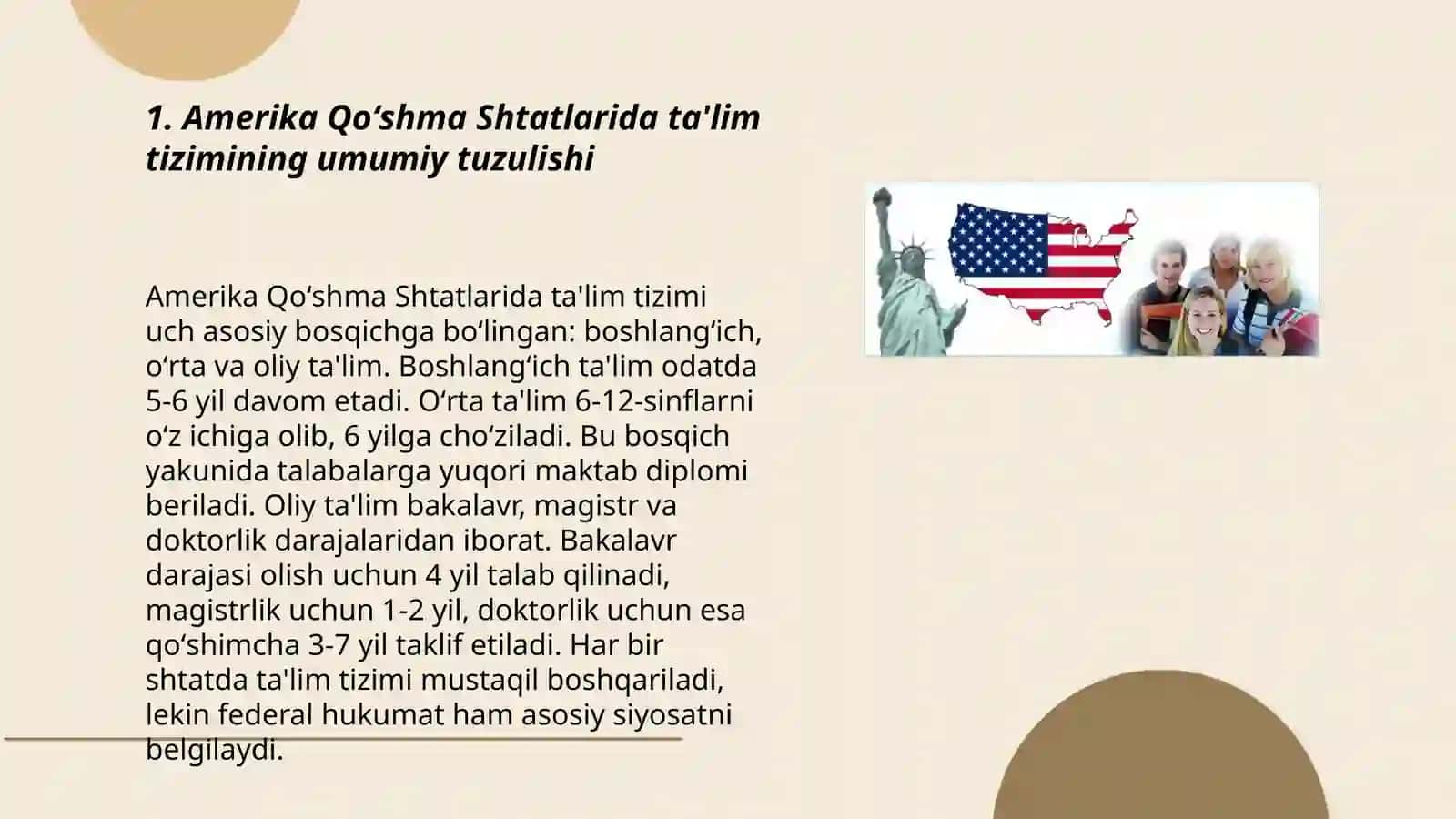 Amerika Qoʻshma shtatlarida taʼlim tizimi 3