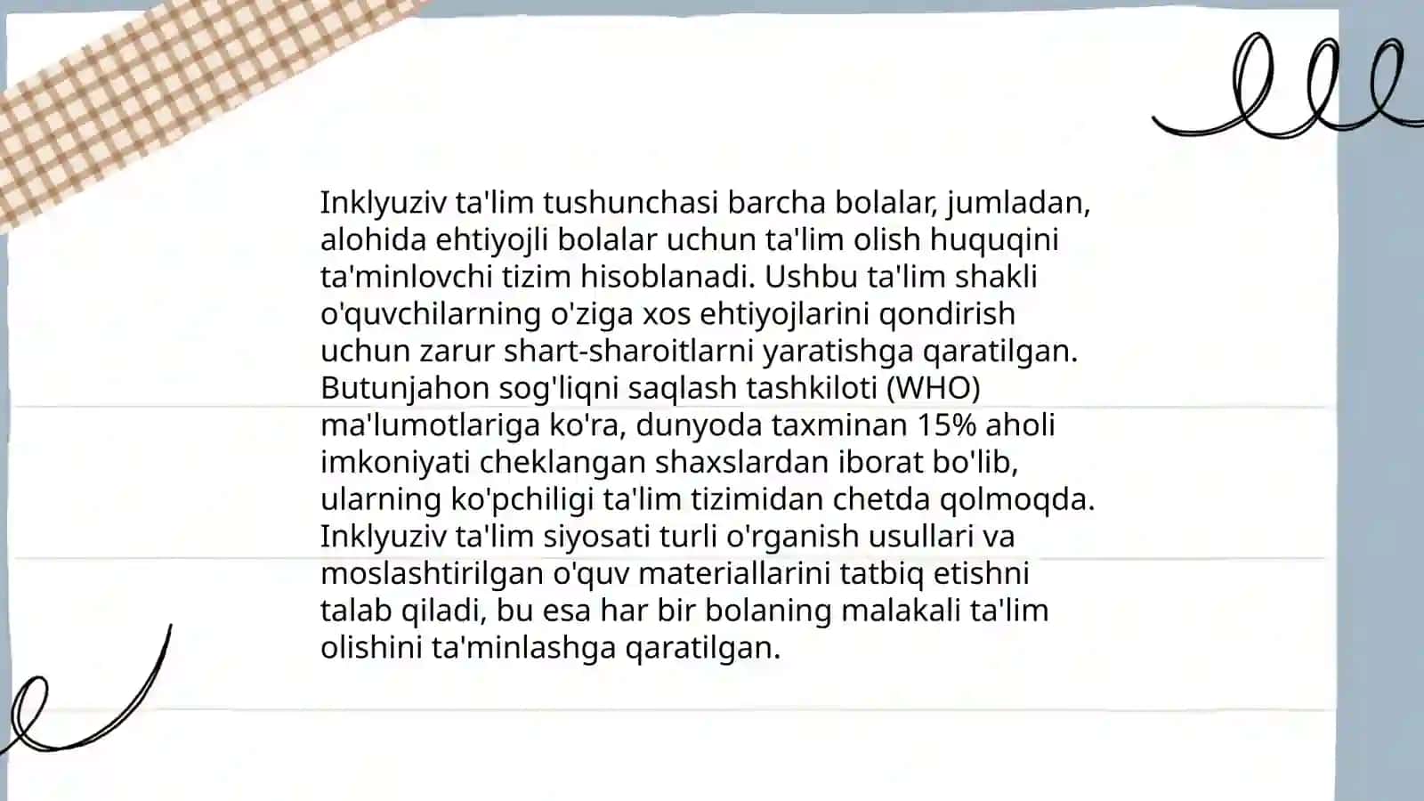 Inklyuziv taʼlimning mohiyati 3