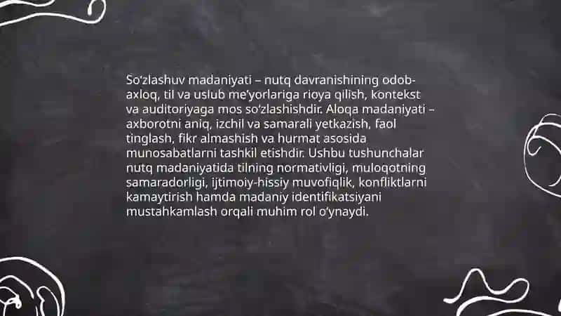 Soʻzlashuv va aloqa madaniyatining nutq madaniyatidagi oʻrni 3