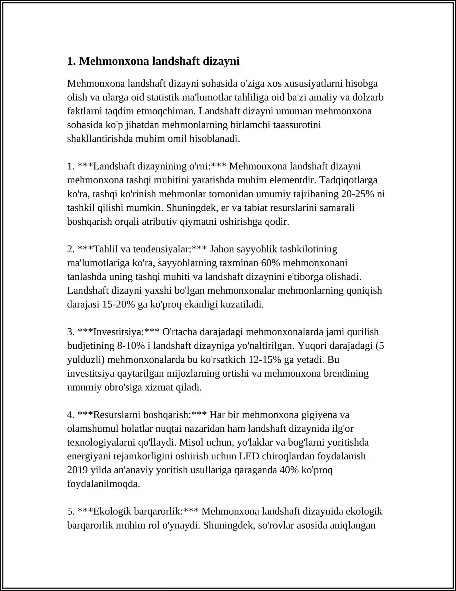 MEHMONXONA LANDSHAFTINI YARATISHDA INSTALLYASIYA TUSHUNCHASI 3