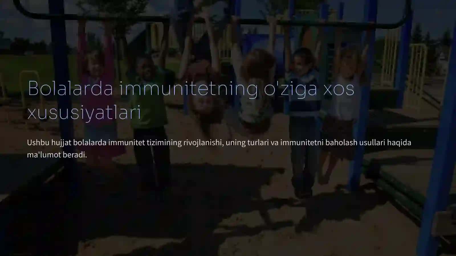 Immunitetning o'ziga xos xususiyatlari 3