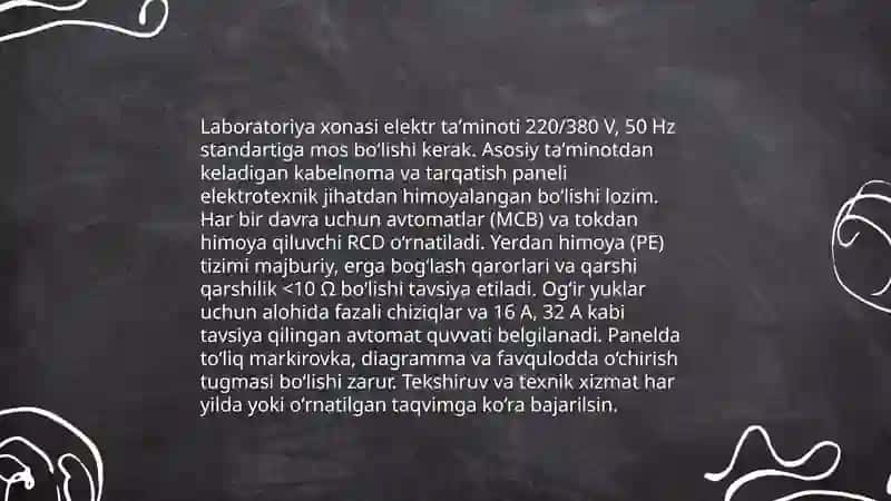 Elektr jihozlar va ularni ishlatish yoʻriqnomalari 3