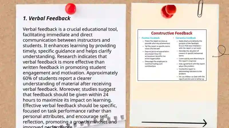 Types of feedback 3