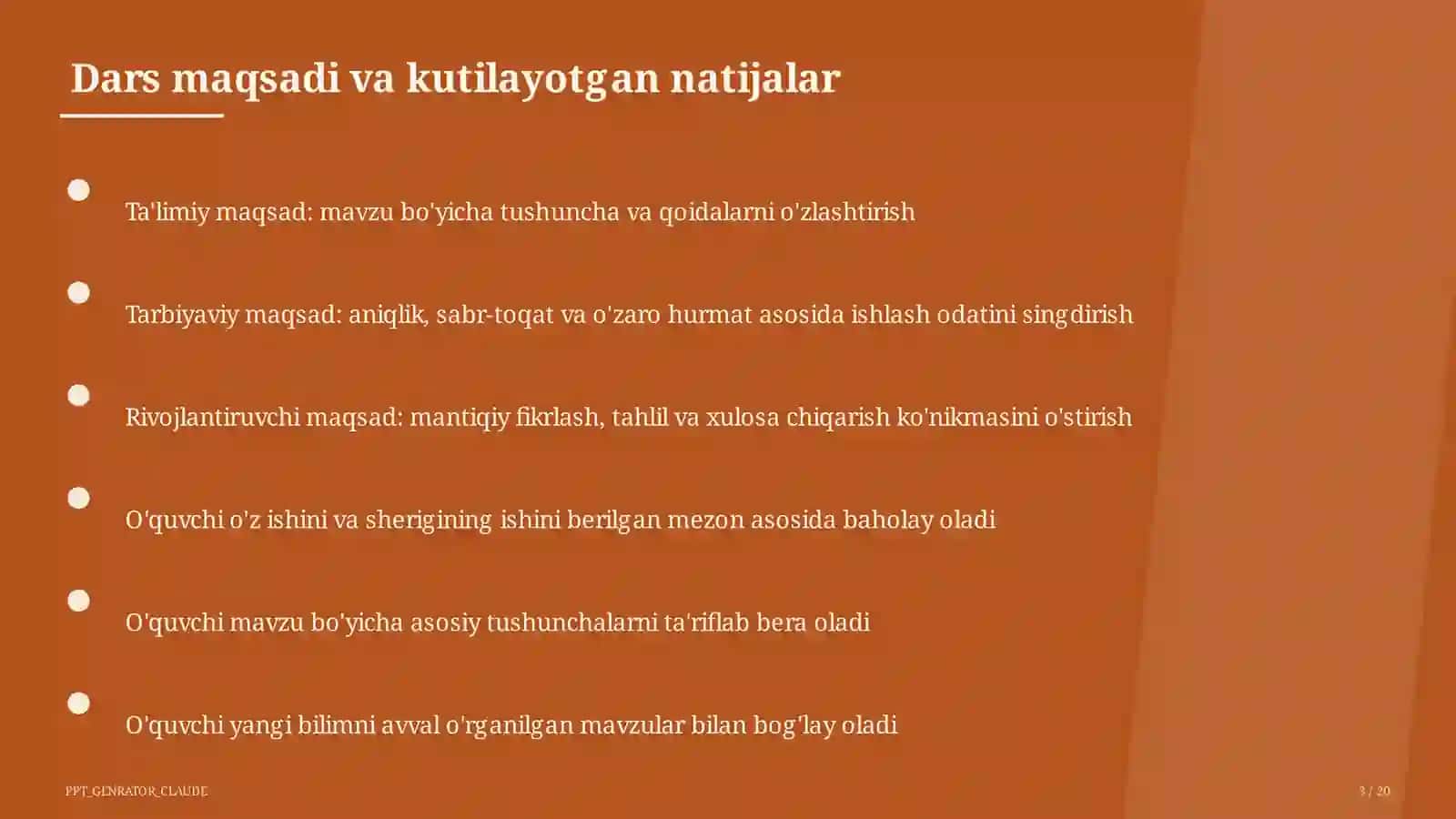 Tabiatni muhofaza qilish va barqaror rivojlanish (11-sinf) 3