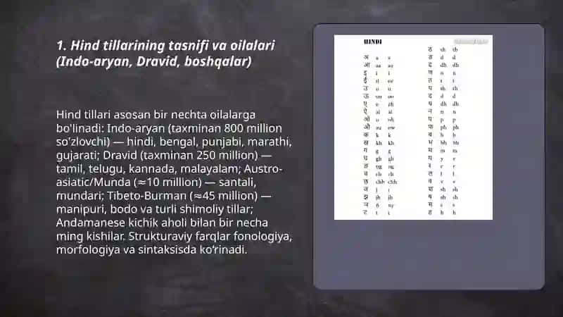 Hind tillari va Hind yozuvi 3