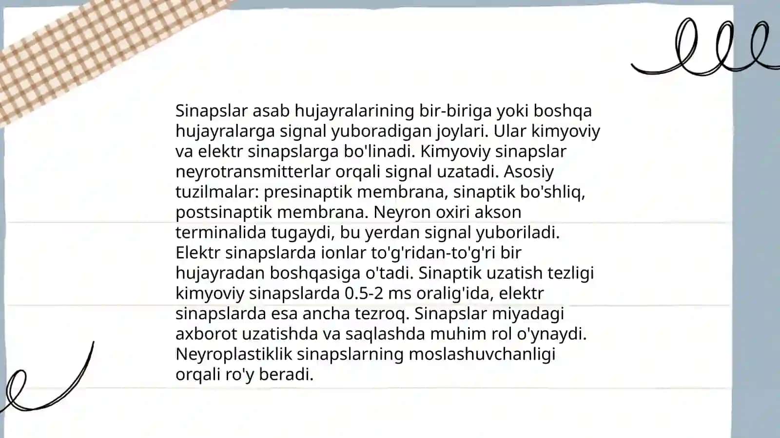 Sinapslar 3
