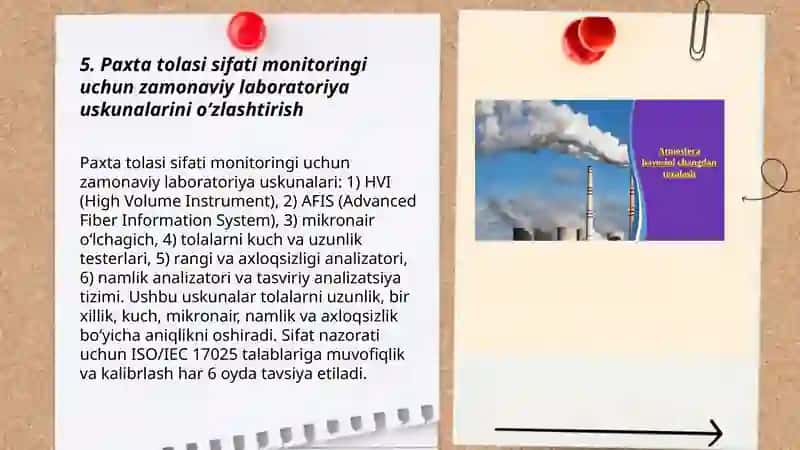 Paxta tolasi sifati monitoringi 3