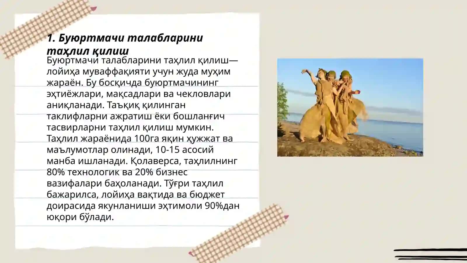 Буюртмачи билан ишлаш метадалогияси 3
