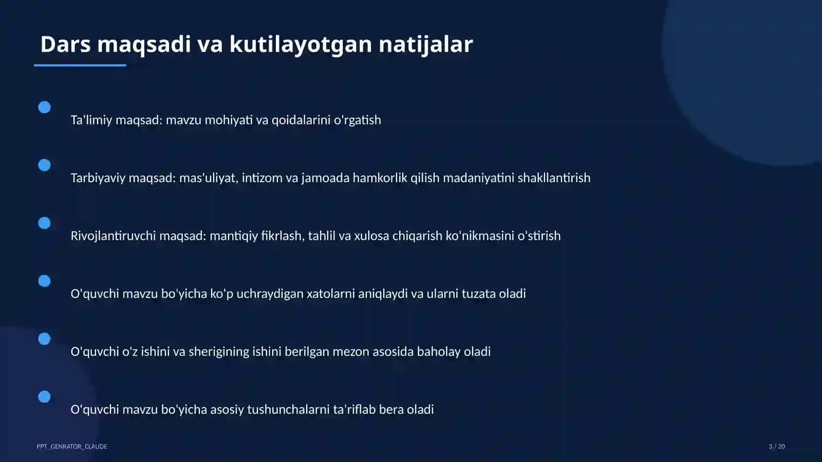 Natural ko'rsatkichli daraja va uning xossalari (7-sinf) 3
