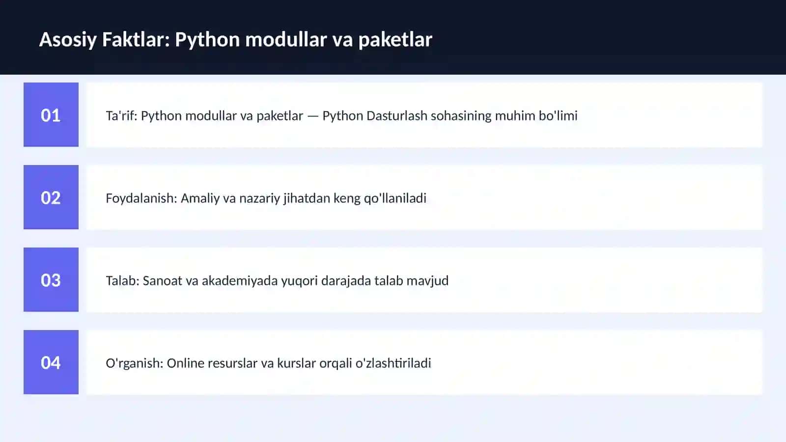 DASTURLASH | PYTHON DASTURLASH 3