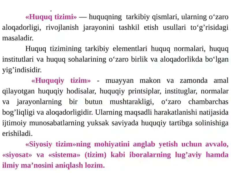 Davlat va Jamiiyatning Siyosiy Tizimi 3