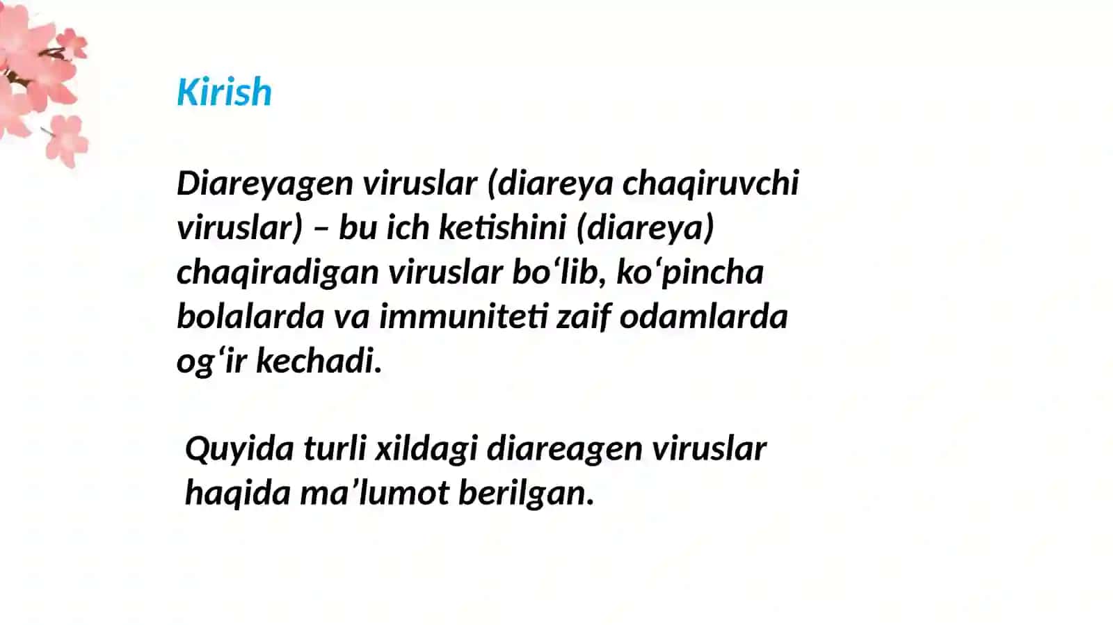 Diareyagen viruslar 3