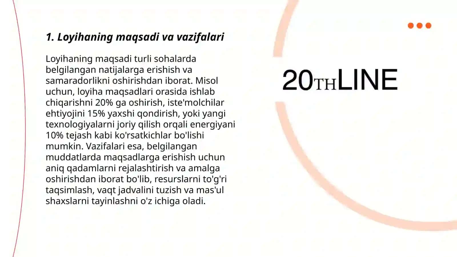 Soha korxonalarini loyihalash asoslari fanidan tayyorlagan taqdimoti 3