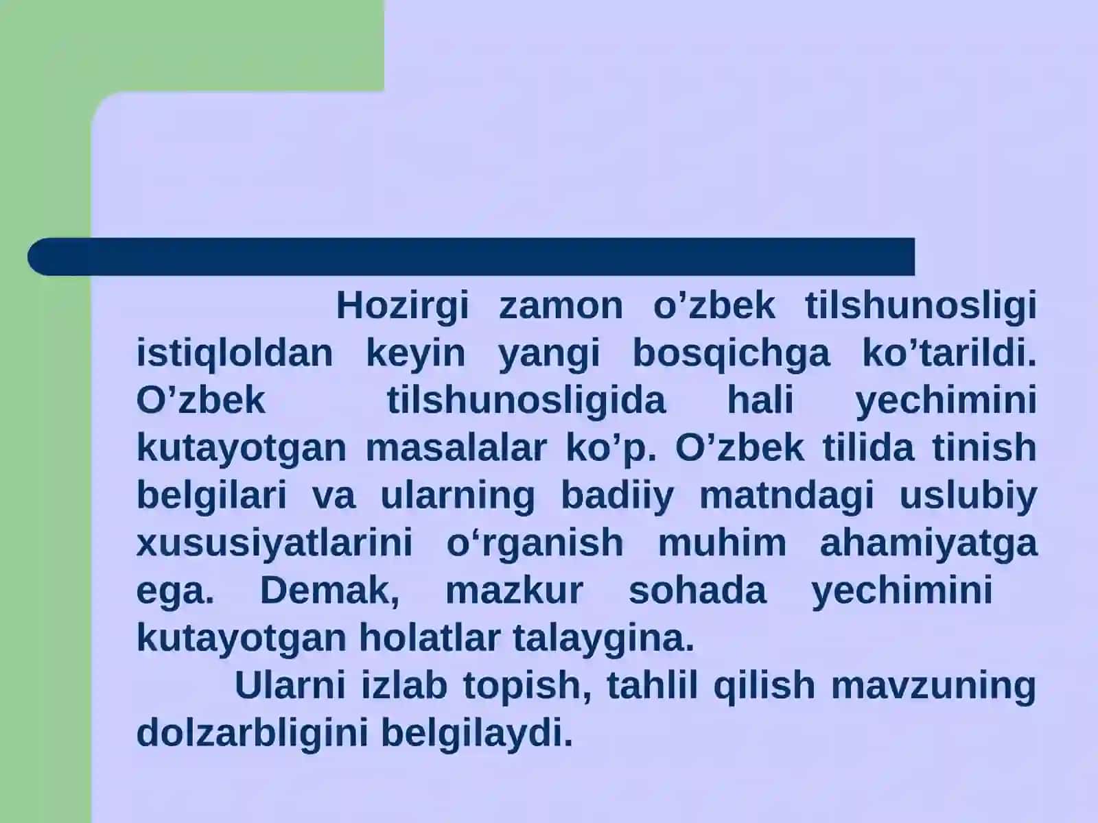 Davr milliy til milliy ma’naviyat mushtarakligi 3