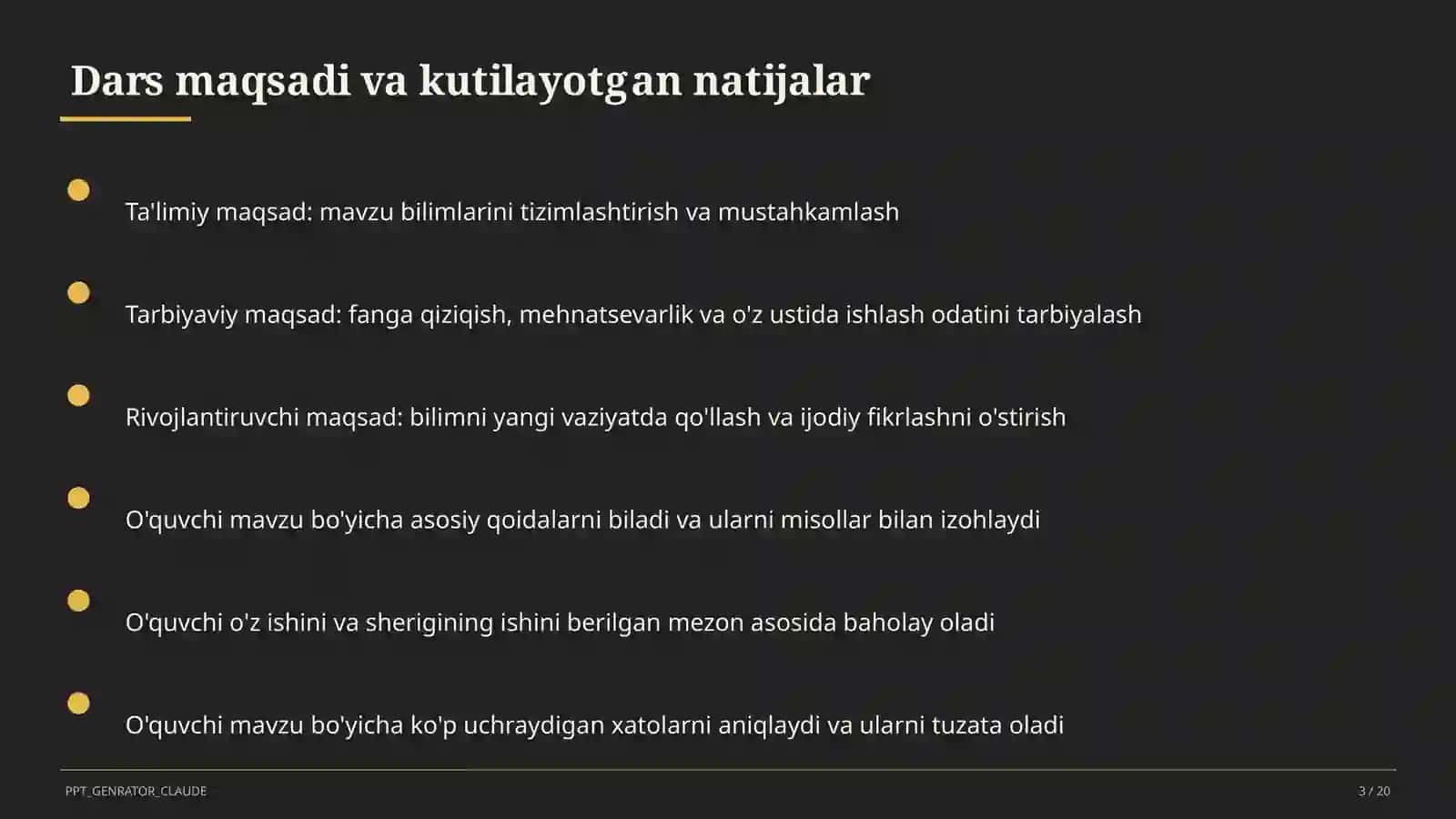 Vaqt o'lchovlari: soat, minut, sekund (3-sinf) 3