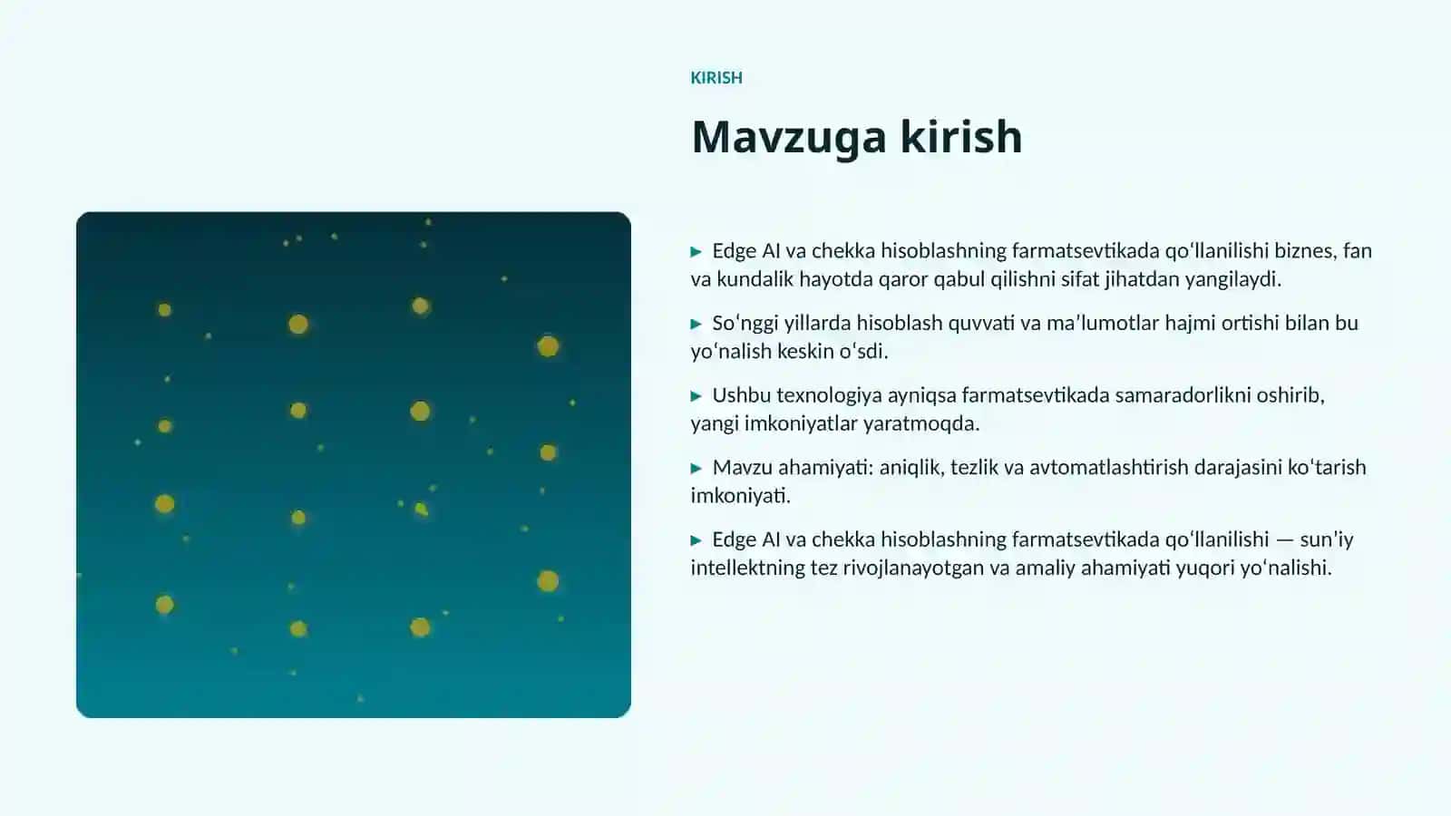 SUNʼIY INTELLEKT • PROFESSIONAL TAQDIMOT 3