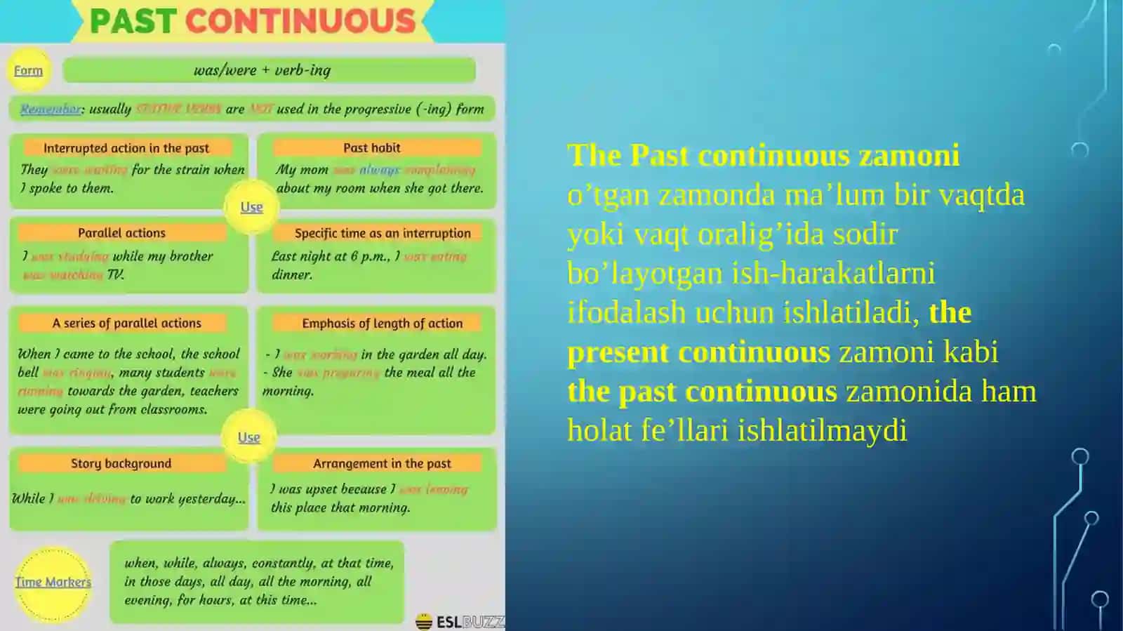 Past continuous 3