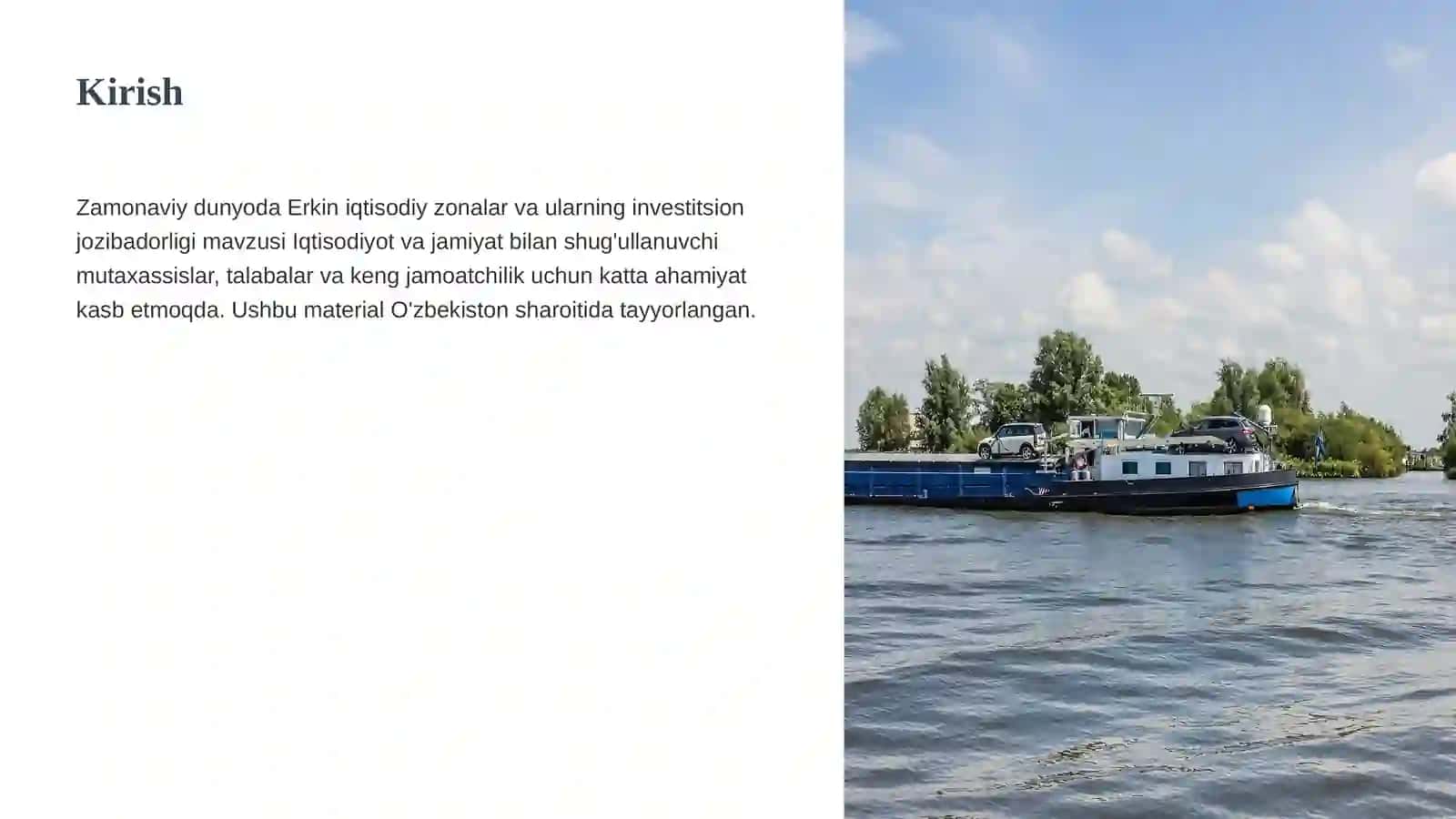 Erkin iqtisodiy zonalar va ularning investitsion jozibadorligi 3